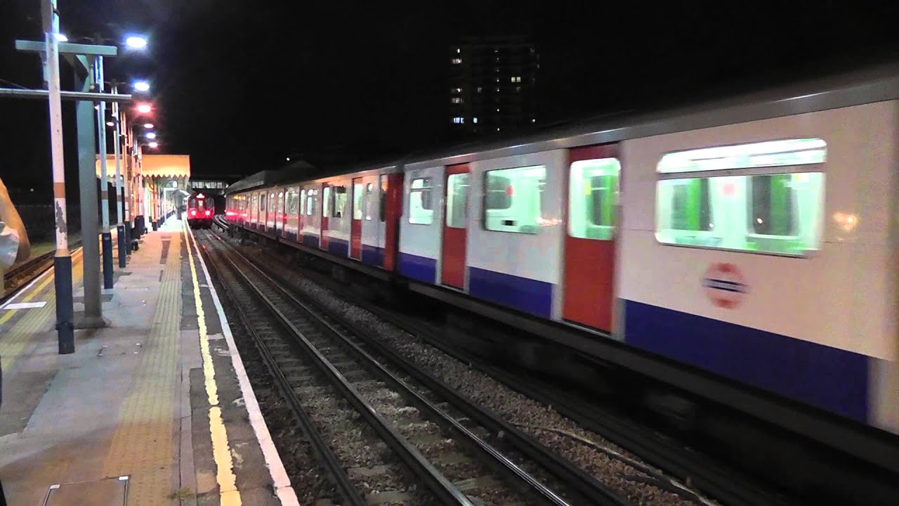District Line D78 Stock 7028 Departing Plaistow
