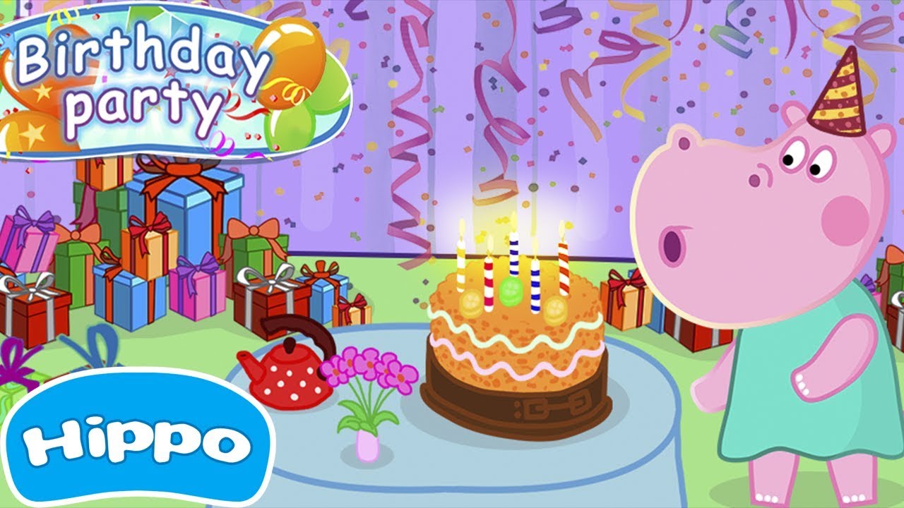 Hippo 🌼 la festa di burlone Jee 🌼Gioco del fumetto per i bambini