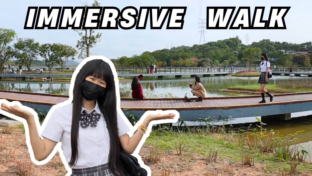 Immersive tour of the wetland park | Relaxation｜China Travel｜SHENZHEN｜深圳｜九围湿地公园