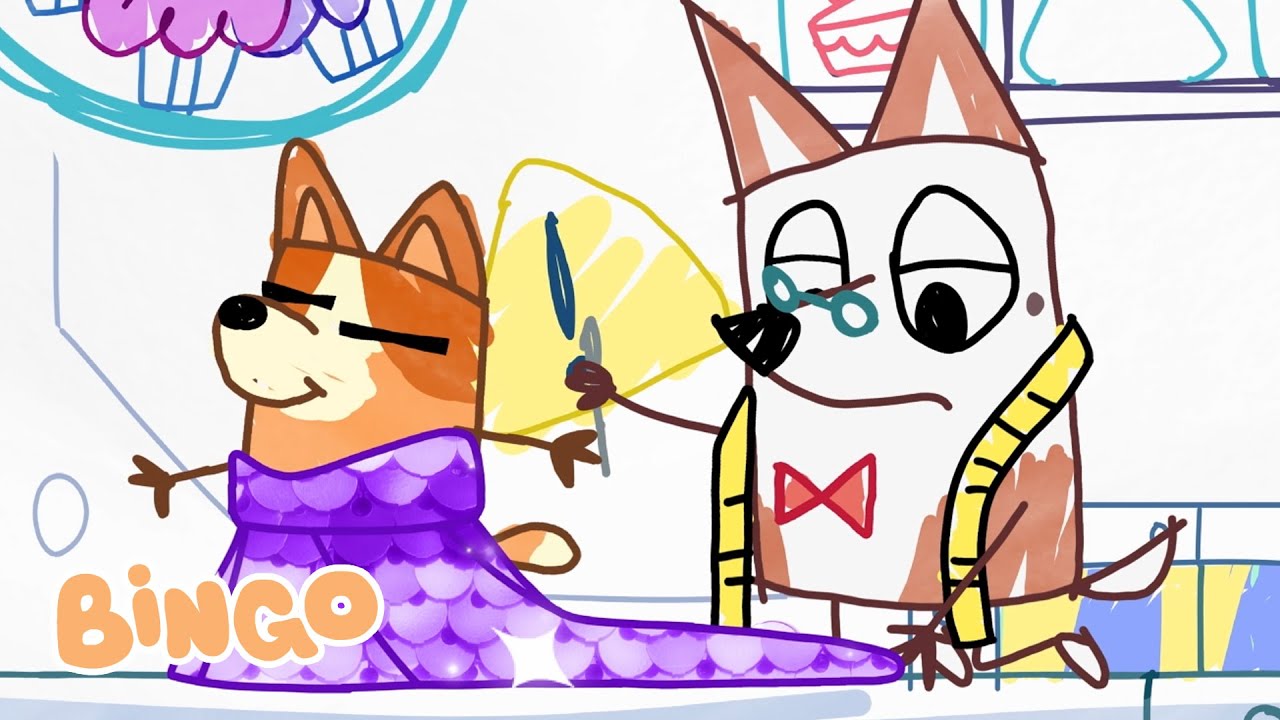 Bingo's Pretty Ball Gown 🤩 💜 | Full Bluey Minisode - Butlers 🎩 | Bingo - Official Channel