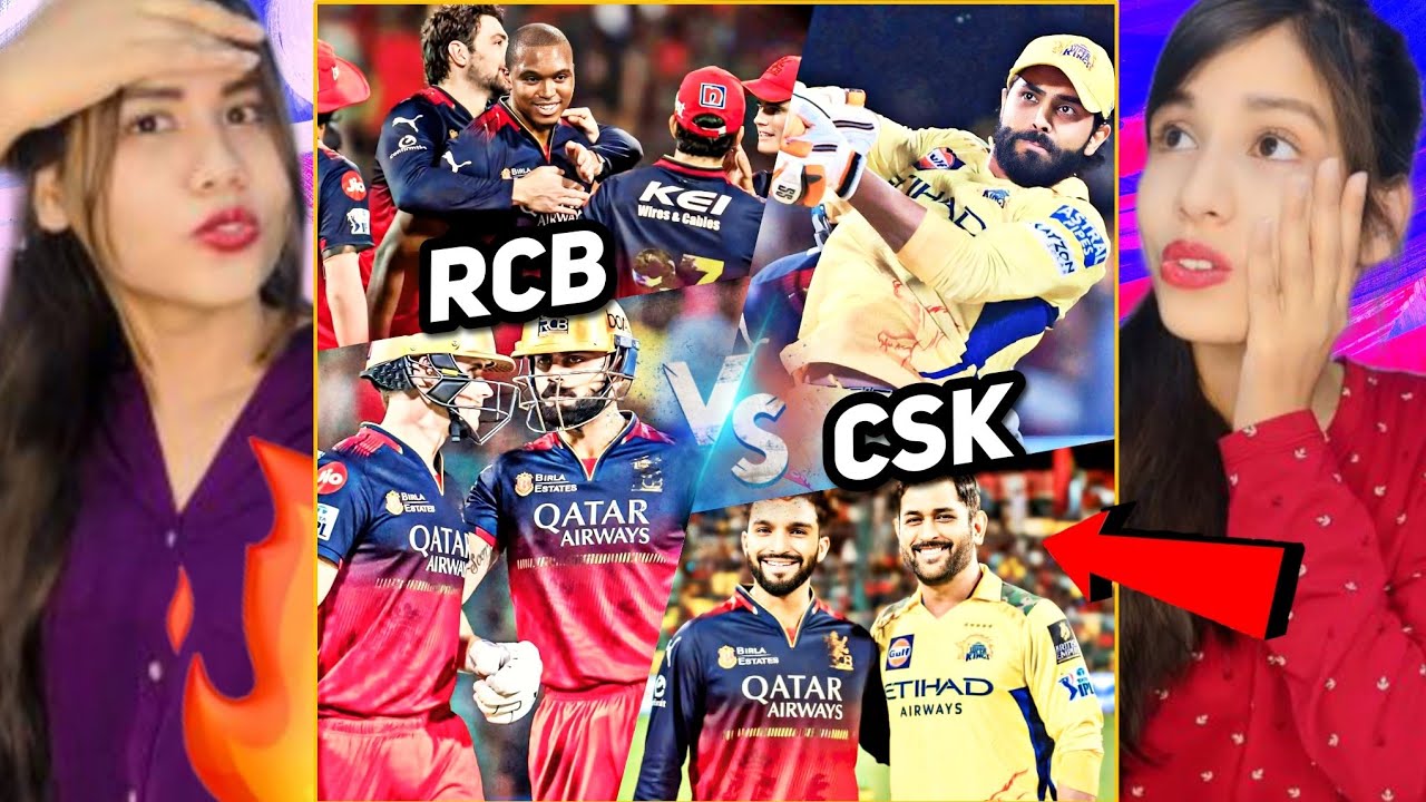 RCB vs CSK Trending Reels Reaction 🔥Thriller Kohli Vs Dhoni l Yash Dayal owns Csk l Ashmah