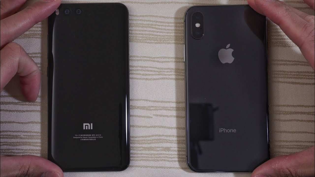Xiaomi Mi6 MIUI 9 vs iPhone X - Speed Test!