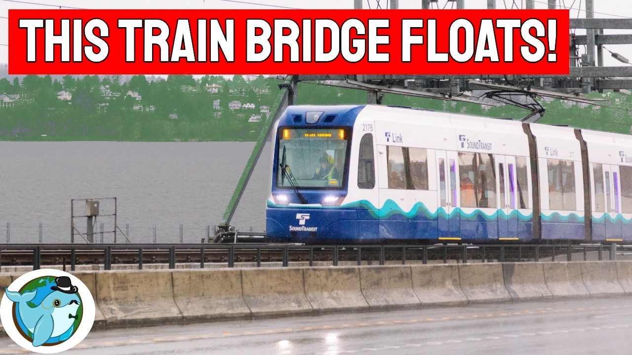 I Rode Seattle's New Light Rail On a FLOATING BRIDGE
