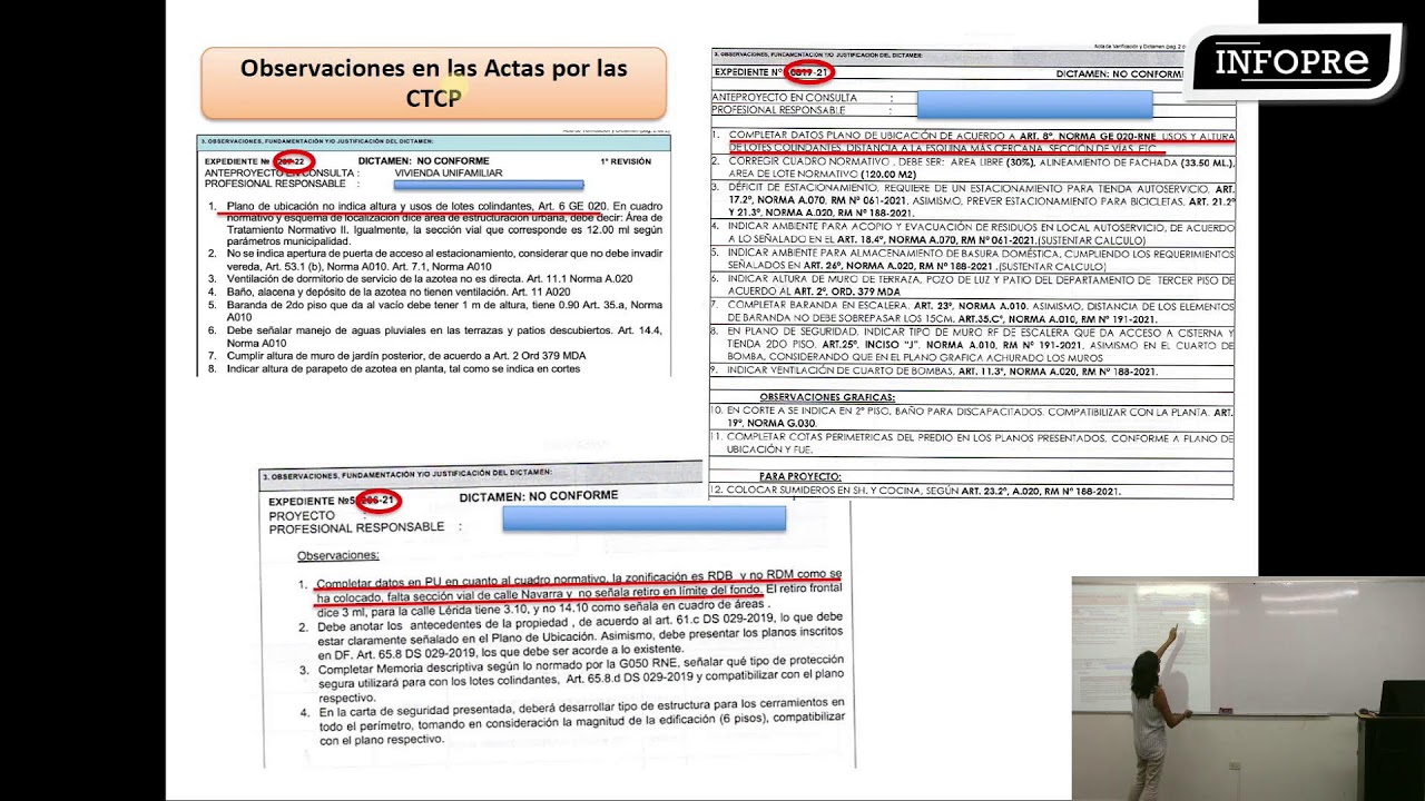 INFOPRE - Licencias de edificación de las diferentes modalidades en las municipalidades