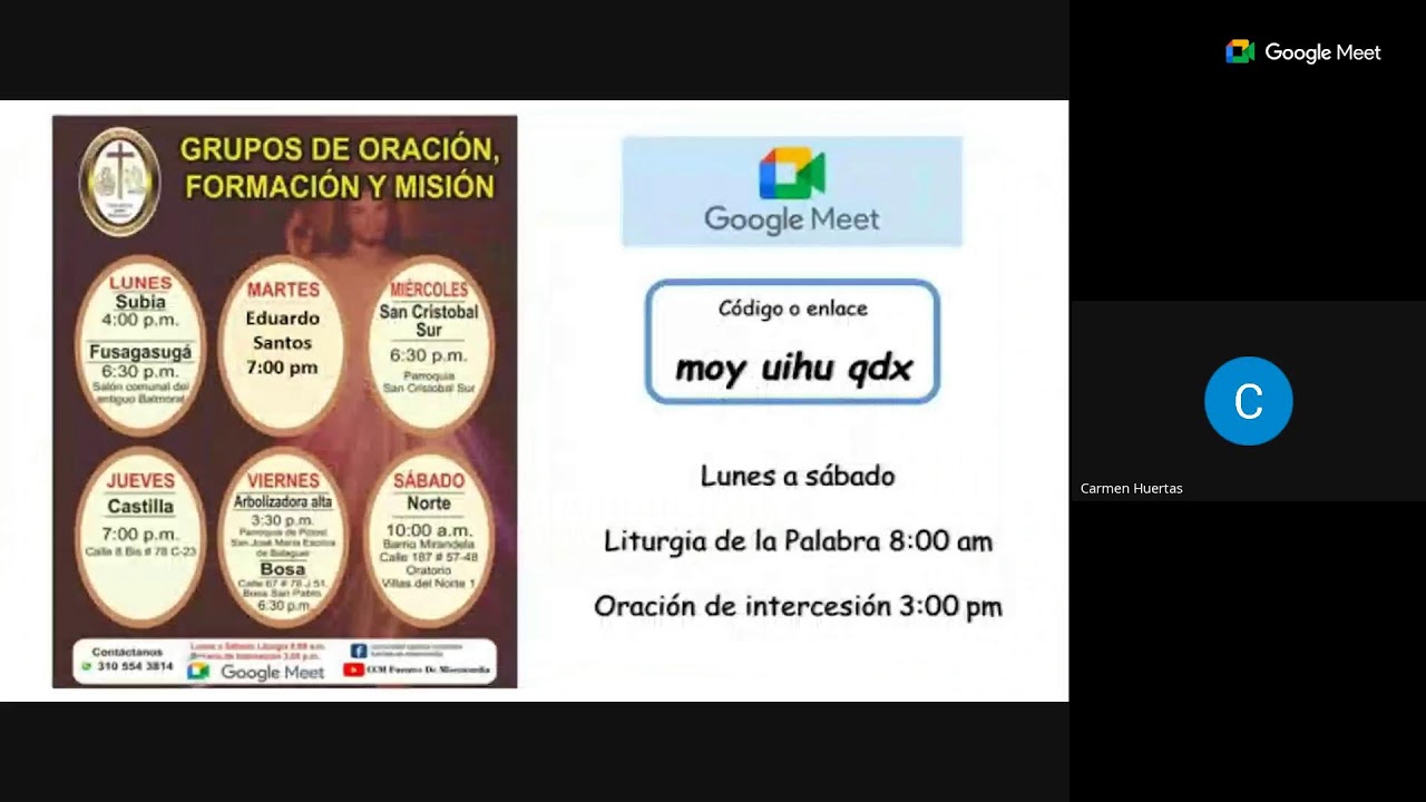 SANTO ROSARIO por las almas del purgatorio. lunes  2 de febrero 2026