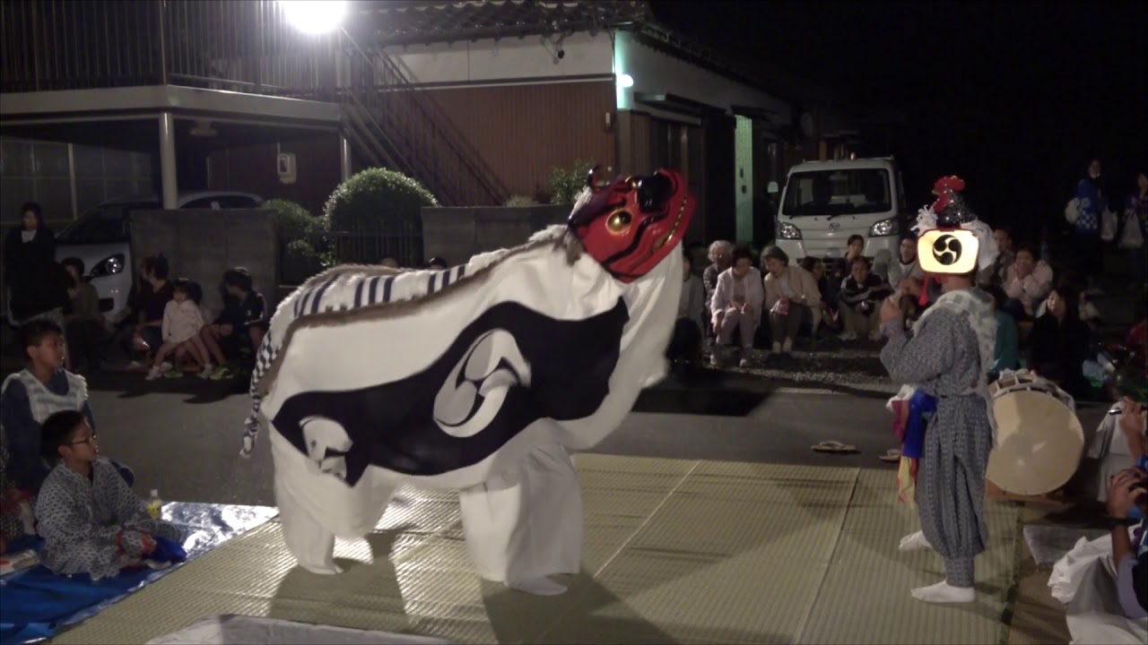 鈴鹿市石薬師  北町獅子舞(入り舞)(後半)  山本流