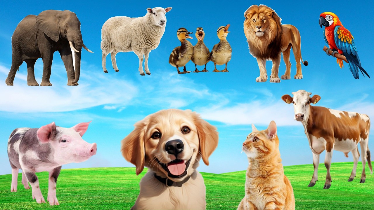 🌿🎶 Đồng Quê Rộn Rã Tiếng Cười Vui - Khi Gà 🐔, Bò 🐄, Mèo 🐱 & Cún 🐶 Cùng Hòa Ca