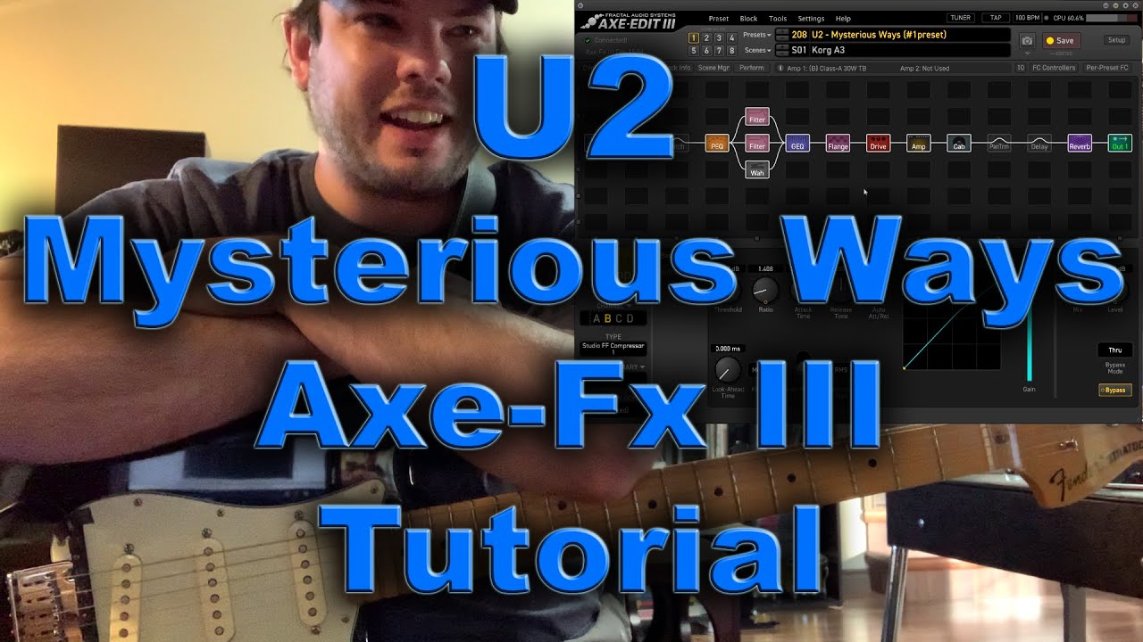 U2 - Mysterious Ways - Axe FX III preset