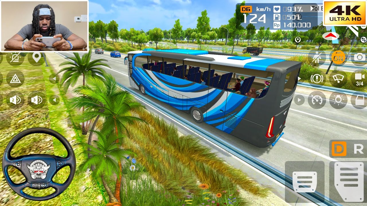 Bus Simulator Indonesia iOS Gameplay | Smooth Bus Ride | Bandar to Bakauheni