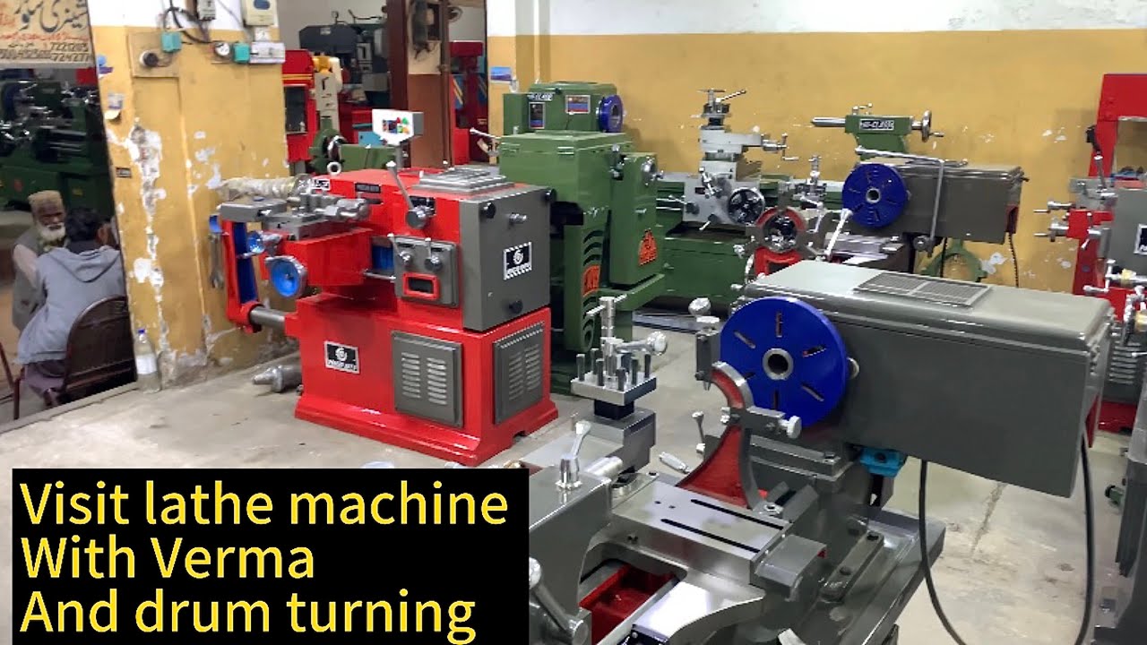 Visit ￼ high quality lathe with ￼ Verma and drum turning  hi class lathe ￼machine ￼#technology