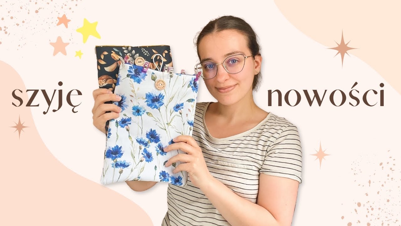 🪡 Uszyj ze mną nowości | VLOG | otulacze na książki 📚