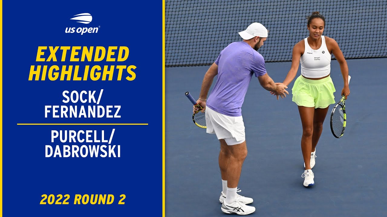 Sock/Fernandez vs. Purcell/Dabrowski Extended Highlights | 2022 US Open Round 2