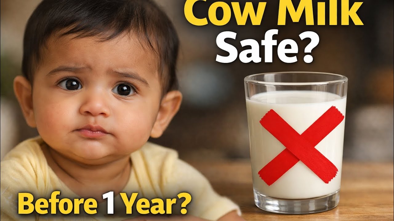 1 Saal Se Pehle Cow Milk? Ye Baby Ke Liye Risky Ho Sakta Hai!”