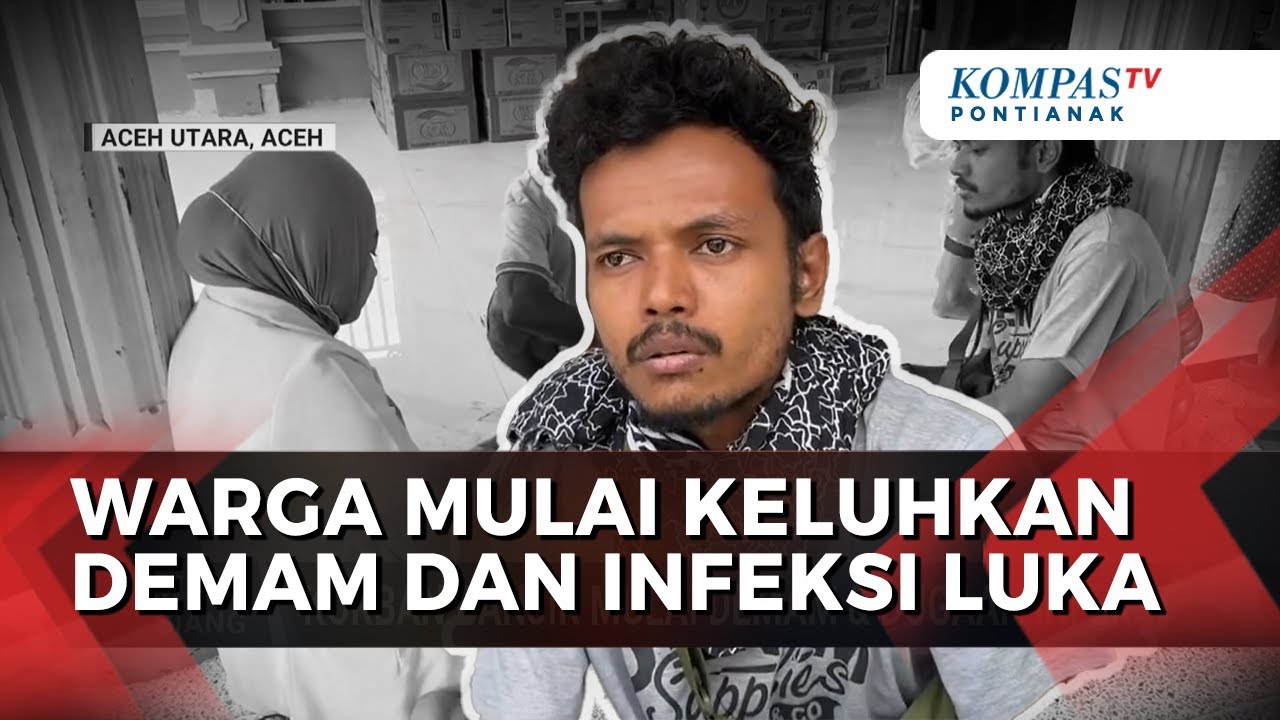 Warga Mulai Keluhkan Demam dan Infeksi Luka Usai Banjir di Aceh Utara