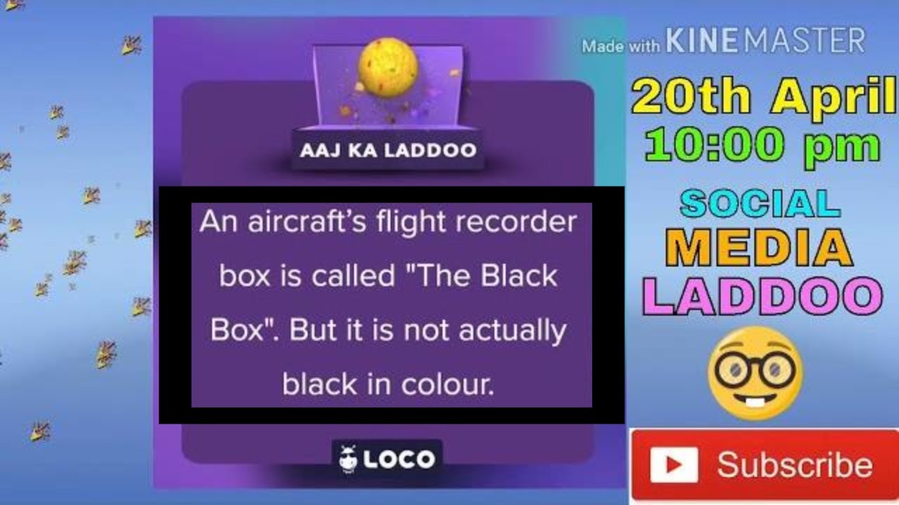 Loco Social Media Ladoo 20 April Night 10 Pm || Win FREE Lives || aaj raat ka social media ||