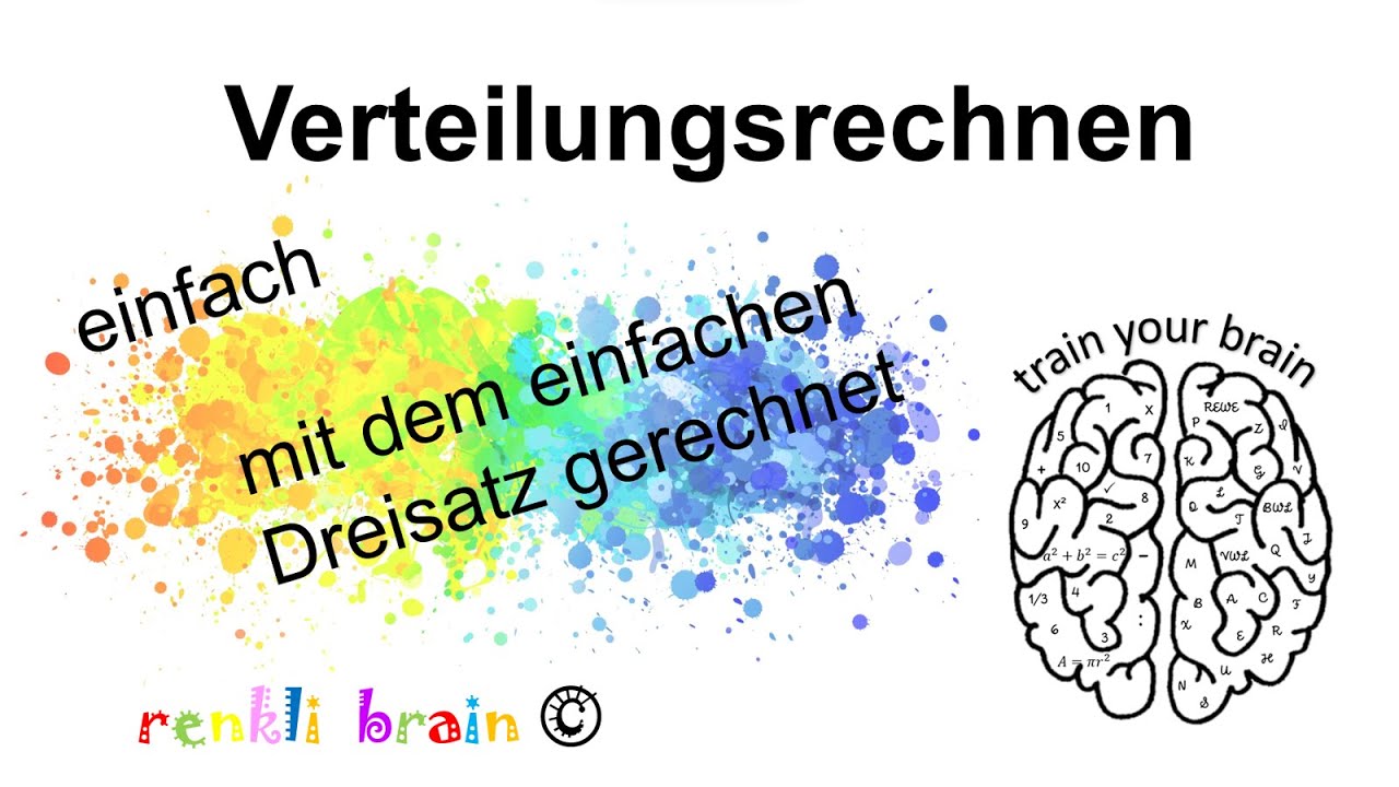 Verteilungsrechnen einfach kaufmännisches Rechnen Berufskolleg