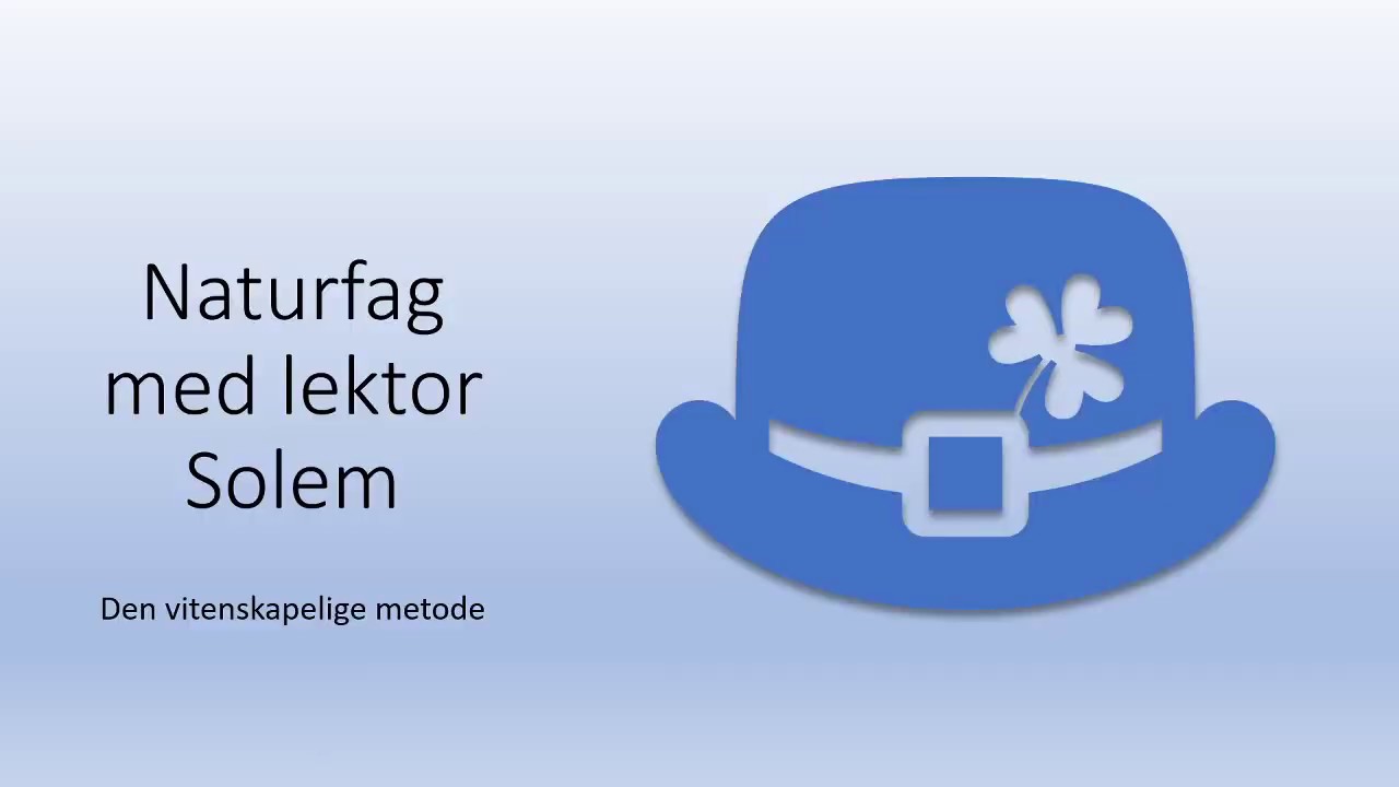 Den vitenskapelige metode