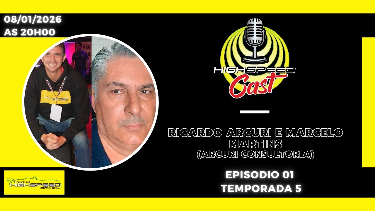 🎙️ RICARDO ARCURI E MARCELO MARTIN | Arcuri Consultoria | HIGH SPEED CAST | AO VIVO