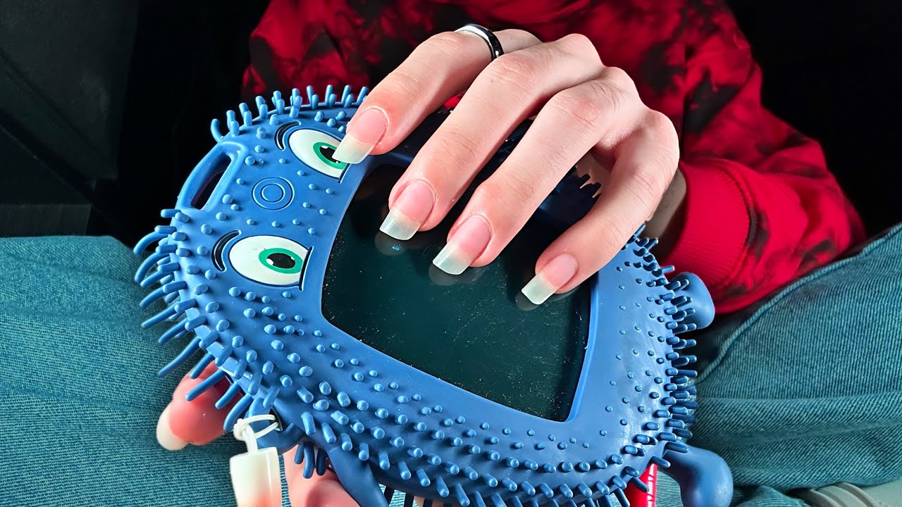 ASMR Tapping & Scratching on Blue Triggers 💙