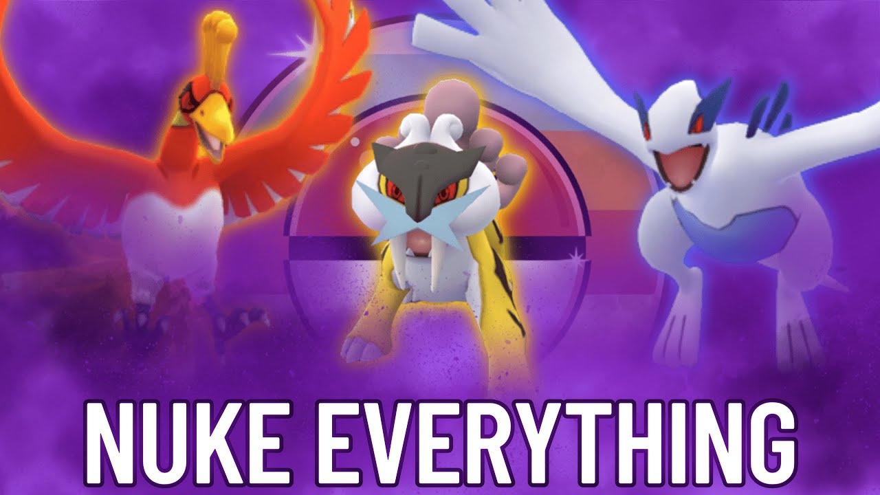 TRIPLE SHADOW JOHTO LEGENDARIES NUKE EVERYTHING IN THE RETRO CUP 