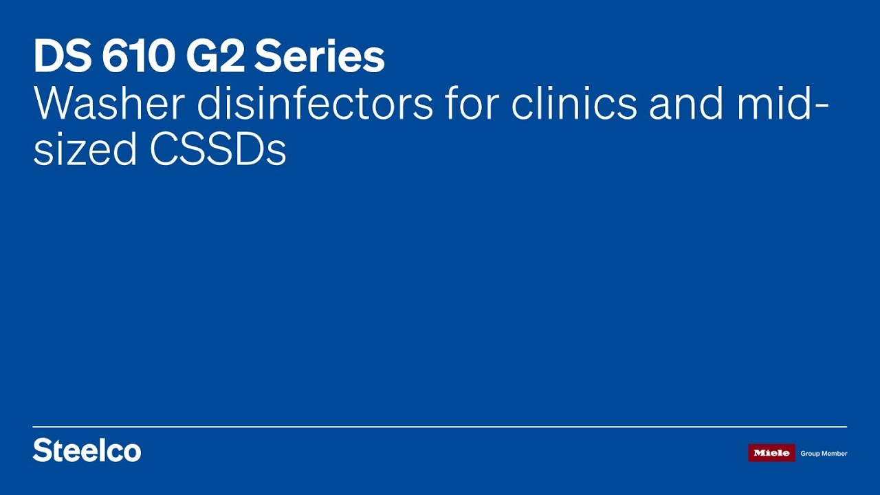 DS 610 G2 Series | Washer Disinfector | Steelco Group