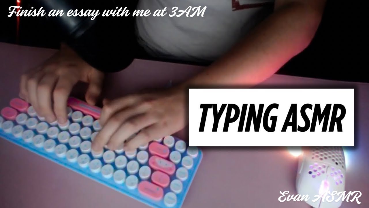 ASMR Keyboard Typing and Mouse Clicking Sounds