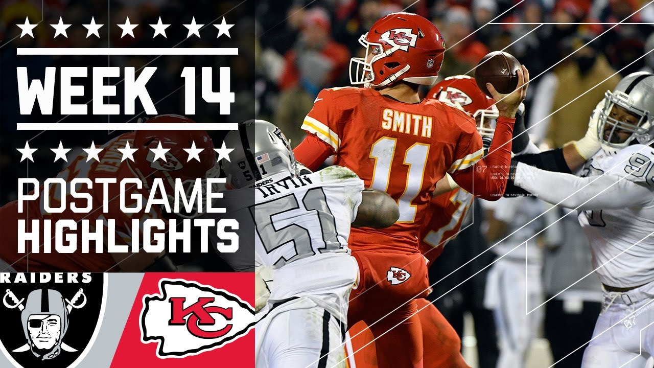 Raiders vs. Chiefs | NFL Week 14 Game Highlights