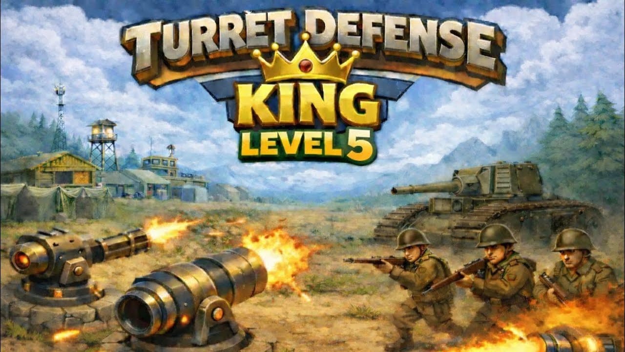 Turret Defense King level 5 walkthrough 