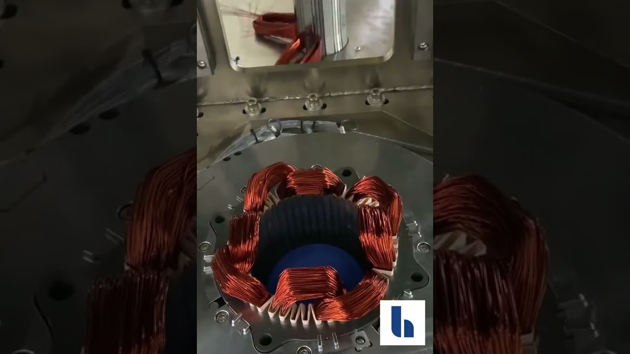 Automatic Stator Coil Insertion Machine from Longbank Motor Factory