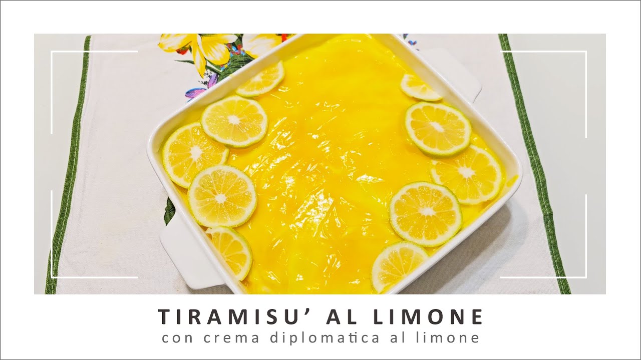 🍋 Tiramisù al limone