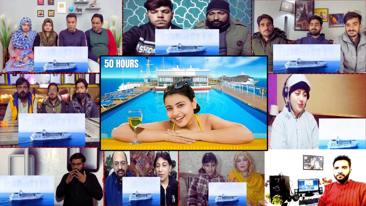 I Spent 50 Hours On A Most Luxurious Cruise | Luxury Cruise Tour | Nishu Tiwari | Reaction!!