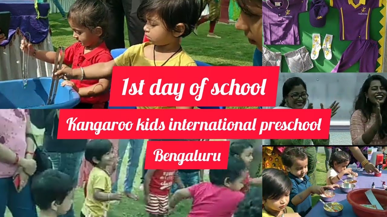 First Day Of the School(part-2) || Kangaroo Kids preschool|| Sarjapura Bangalore @LifeOfPati