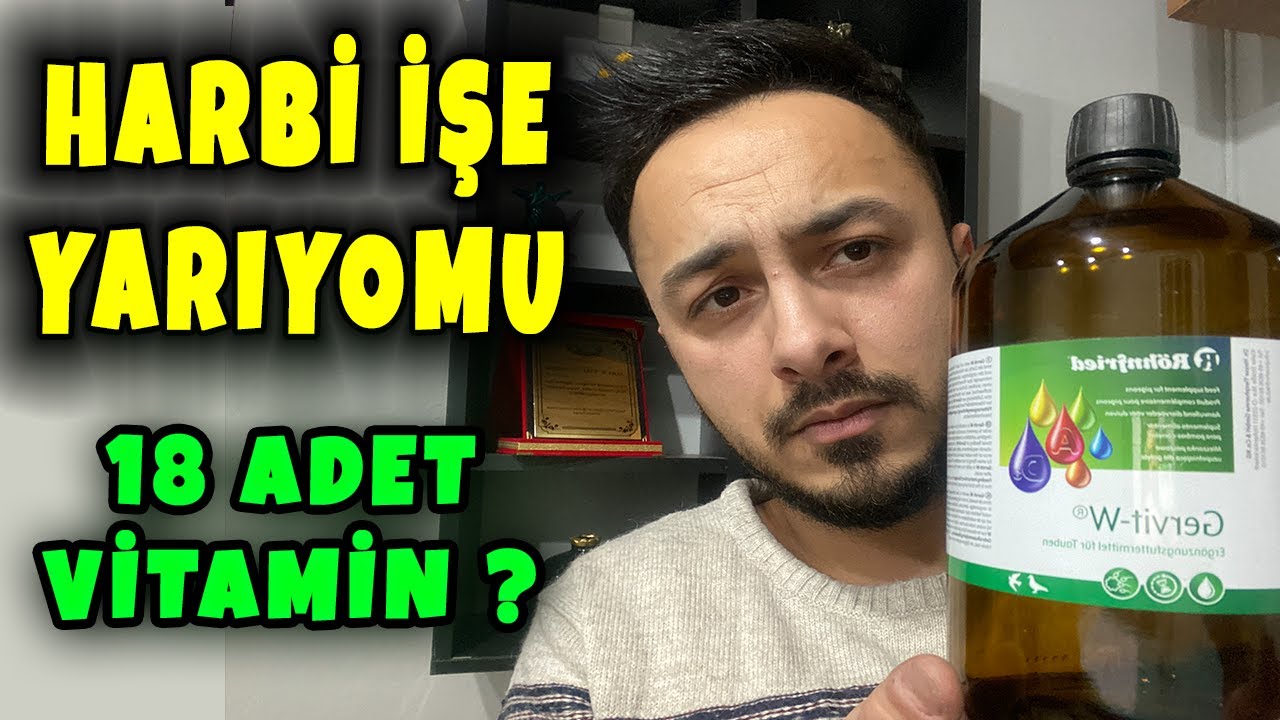 Gervit W MultiVitamin ne işe yarar ? Gervit nedir ? 18 VİTAMİNİ TEK TEK AÇIKLADIM