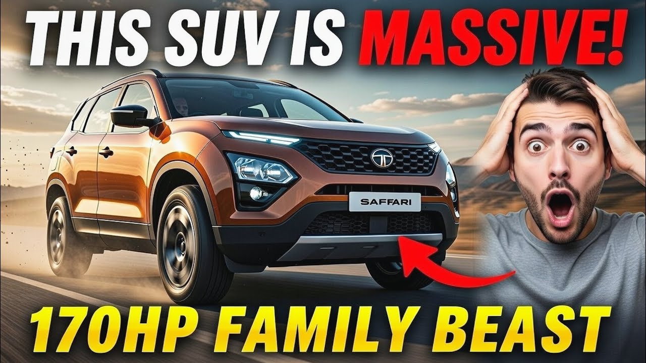 Этот внедорожник ОГРОМНЫЙ! И это совсем не то, чего вы ожидаете! Tata Safari Turbo Petrol | DRIVN...