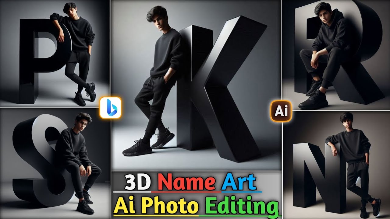 3D Name Art Ai Photo Editing | Bing Images Creator New Trends | Viral 3D Name Art Ai Photo Editing |