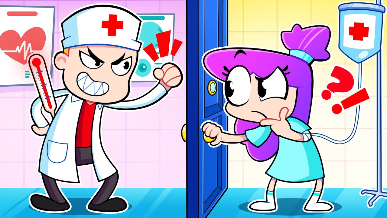 Who’s at the Door?! 🚪😨 Is It the Fake Doctor? | Viv and Denny Funny Kids Cartoon