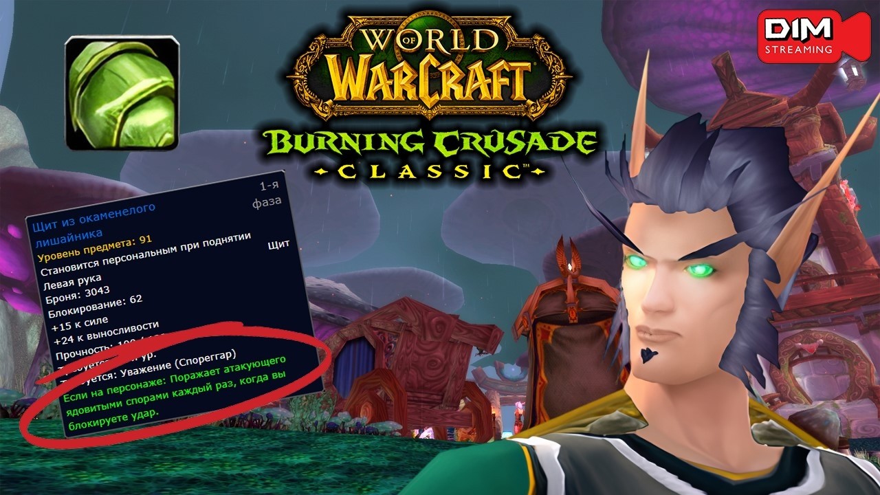 WoW TBC Classic | Тестирую новый щит за репутацию #worldofwarcraft