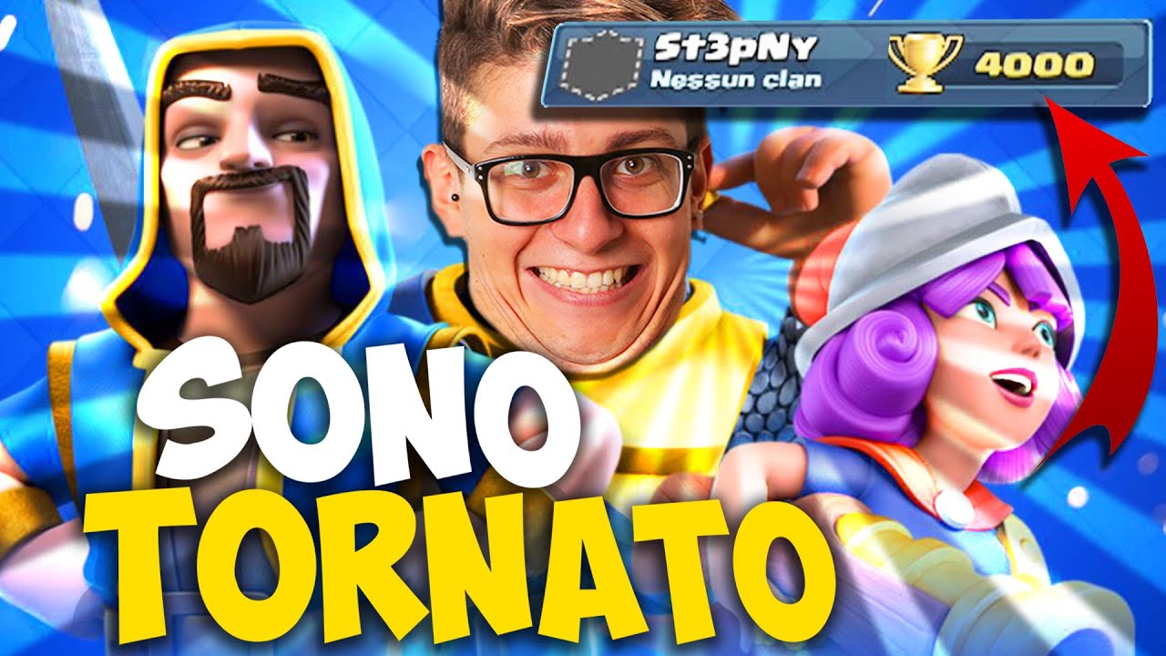 IL RITORNO DI ST3PNY SU CLASH ROYALE !! *impazzisco*