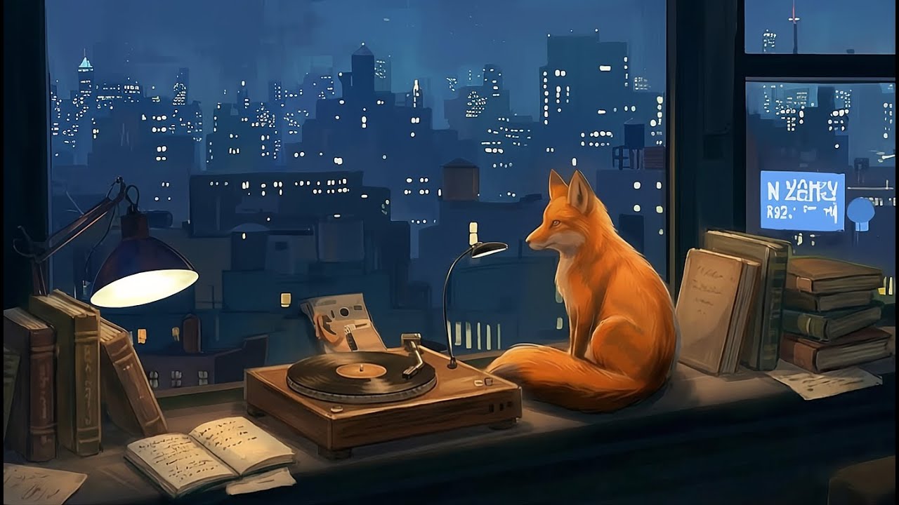 Late nights, steady focus 🌃｜Chill Lo-Fi Beats for Study & Focus 🦊