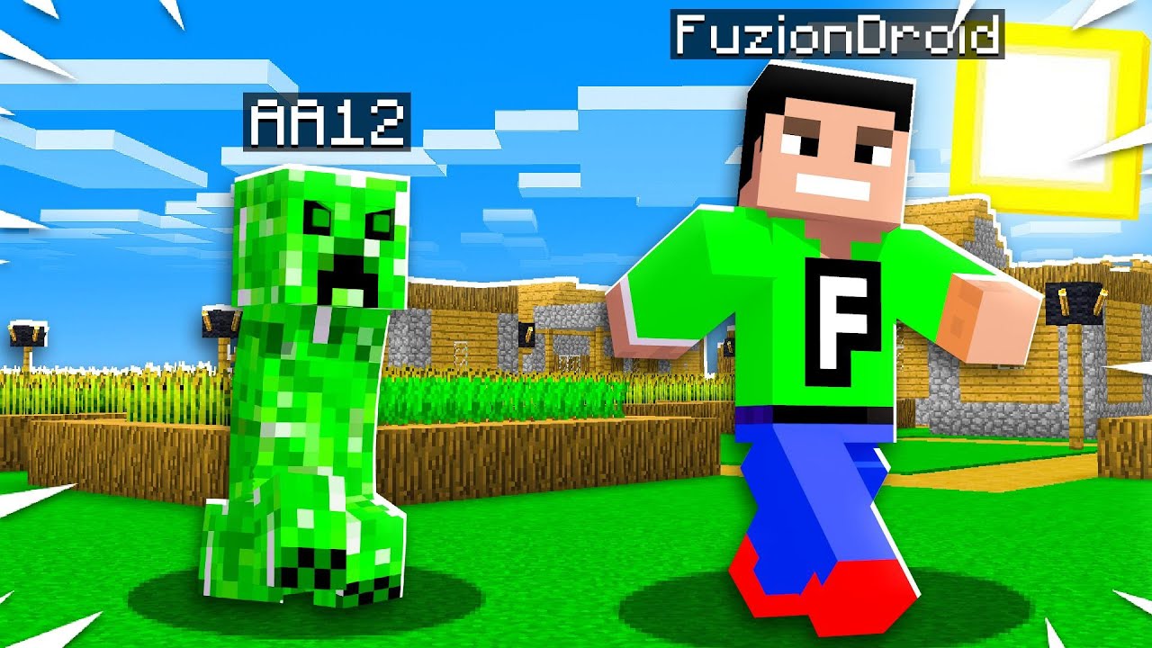 TROLLING MY BEST FRIEND AS A CREEPER IN MINECRAFT! (Minecraft Trolling Prank)