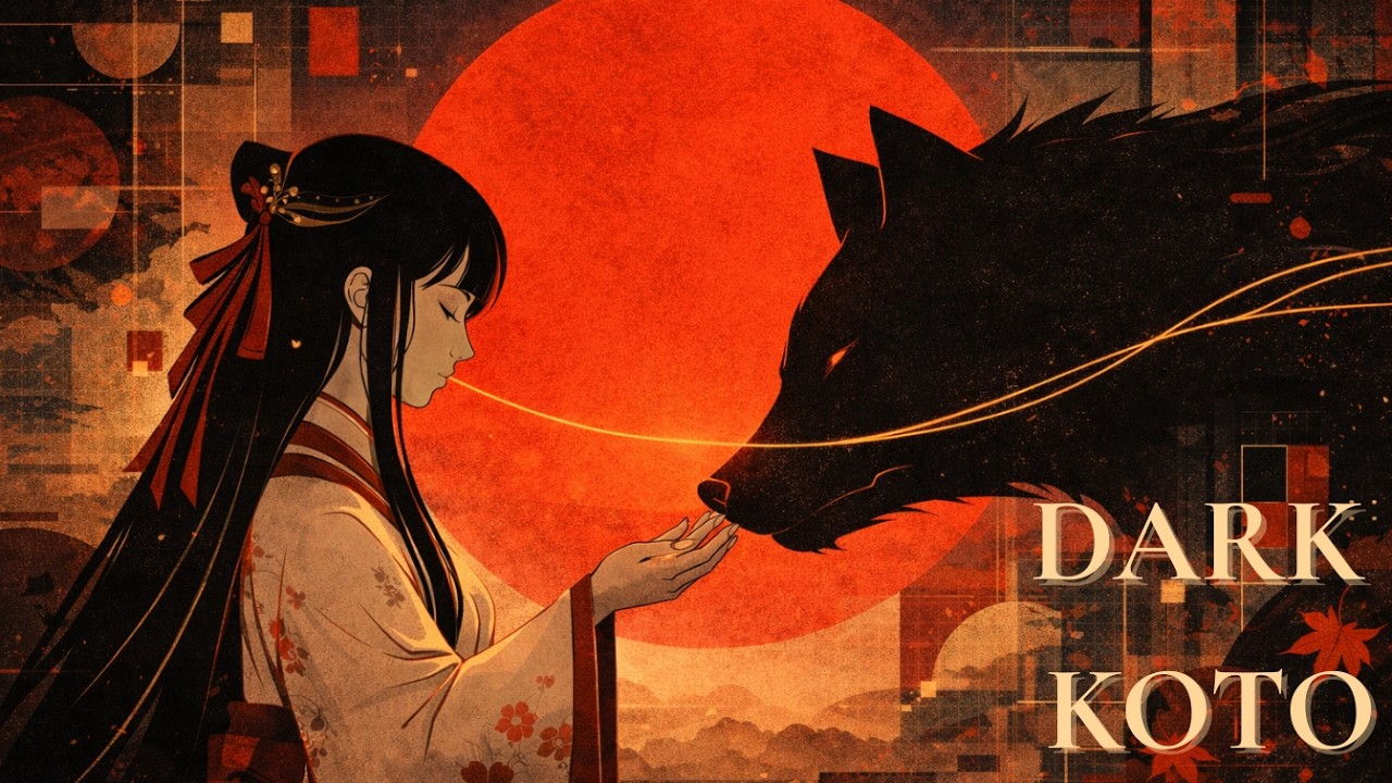 Japanese Dark Ambient — Shrine Maiden and the Spirit Wolf | 巫女と霊狼