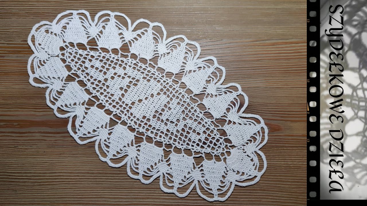 Owalna serwetka - tutorial, część pierwsza