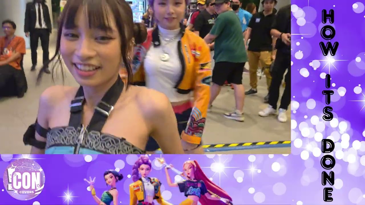 iCON COVERS HUNTRIX VS SAJA KPOP DEMON HUNTERS SHOWDOWN  How Its Done #icon #kpopdemonhunters #kpop