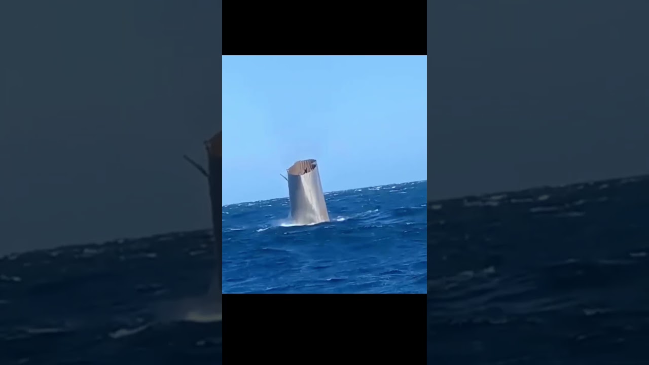 Super Heavy Ocean Splashdown