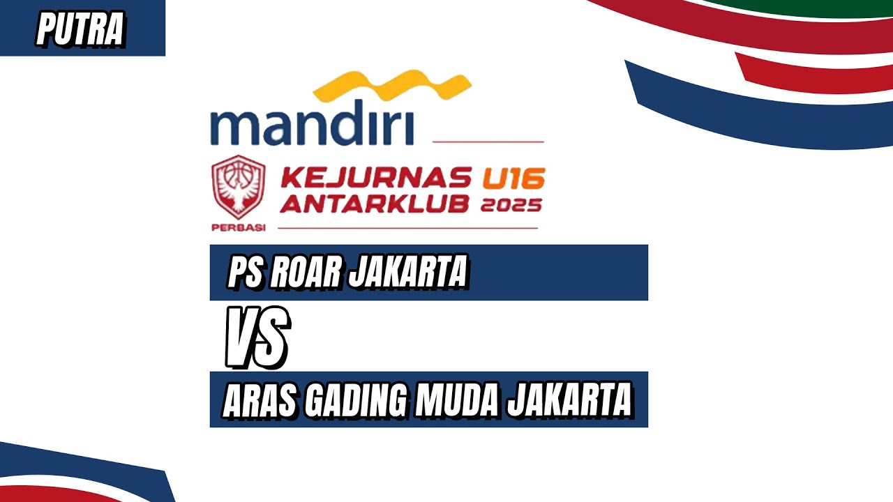 FINAL | PS ROAR Jakarta VS ARAS GADING MUDA Jakarta | Mandiri Kejurnas Antarklub U16 2025 Putra