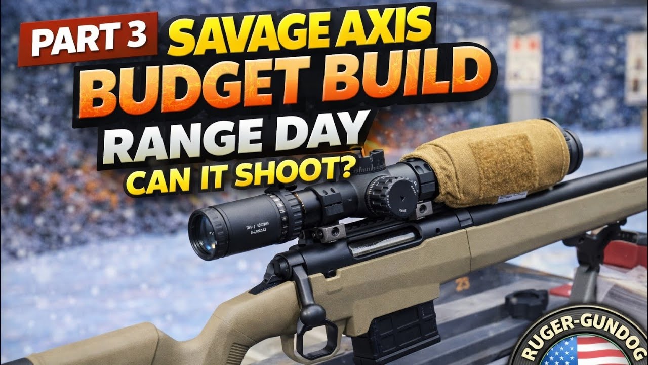 Savage Axis 6.5 Creedmoor  Budget Build – Part 3 | Range Test: Impressive or Disappointing?