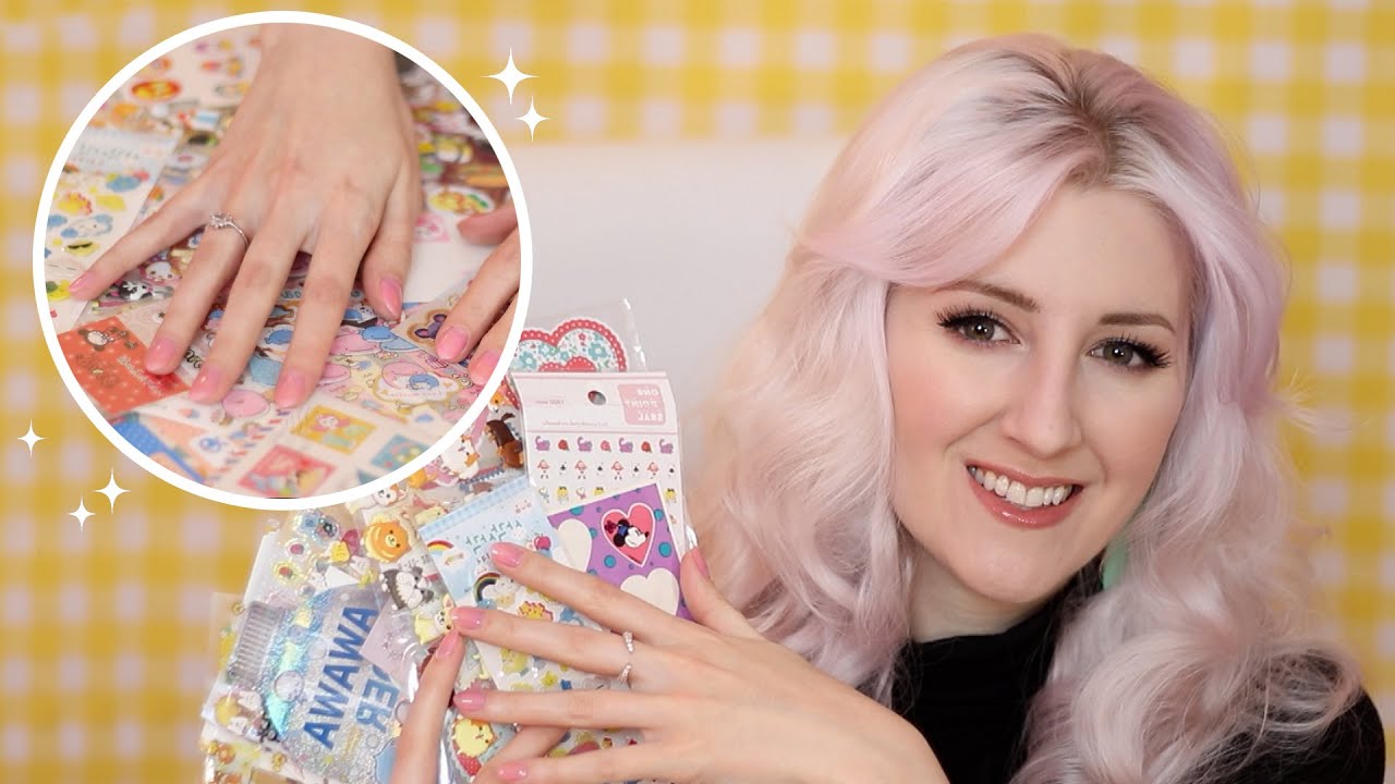 Fall Asleep to my Super Cute Sticker Collection! ✨ ASMR (soft spoken, crinkles)