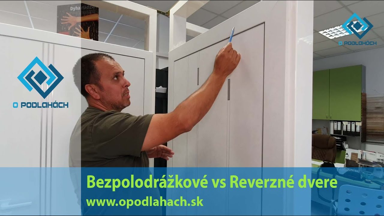 Rozdiel medzi bezpolodrážkovými a reverznými dverami
