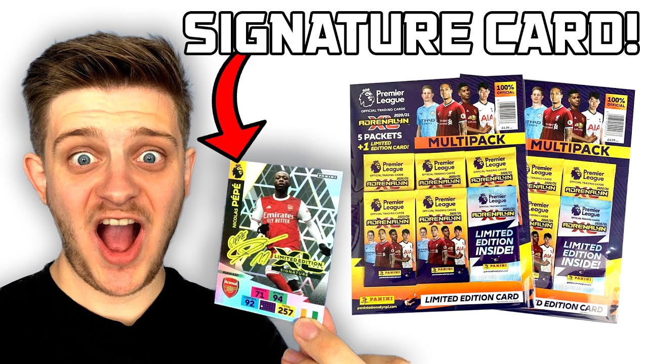 SIGNATURE CARD!!! ADRENALYN XL PREMIER LEAGUE 2020/21 MULTIPACK OPENING!! (2 Limited Editions!!)