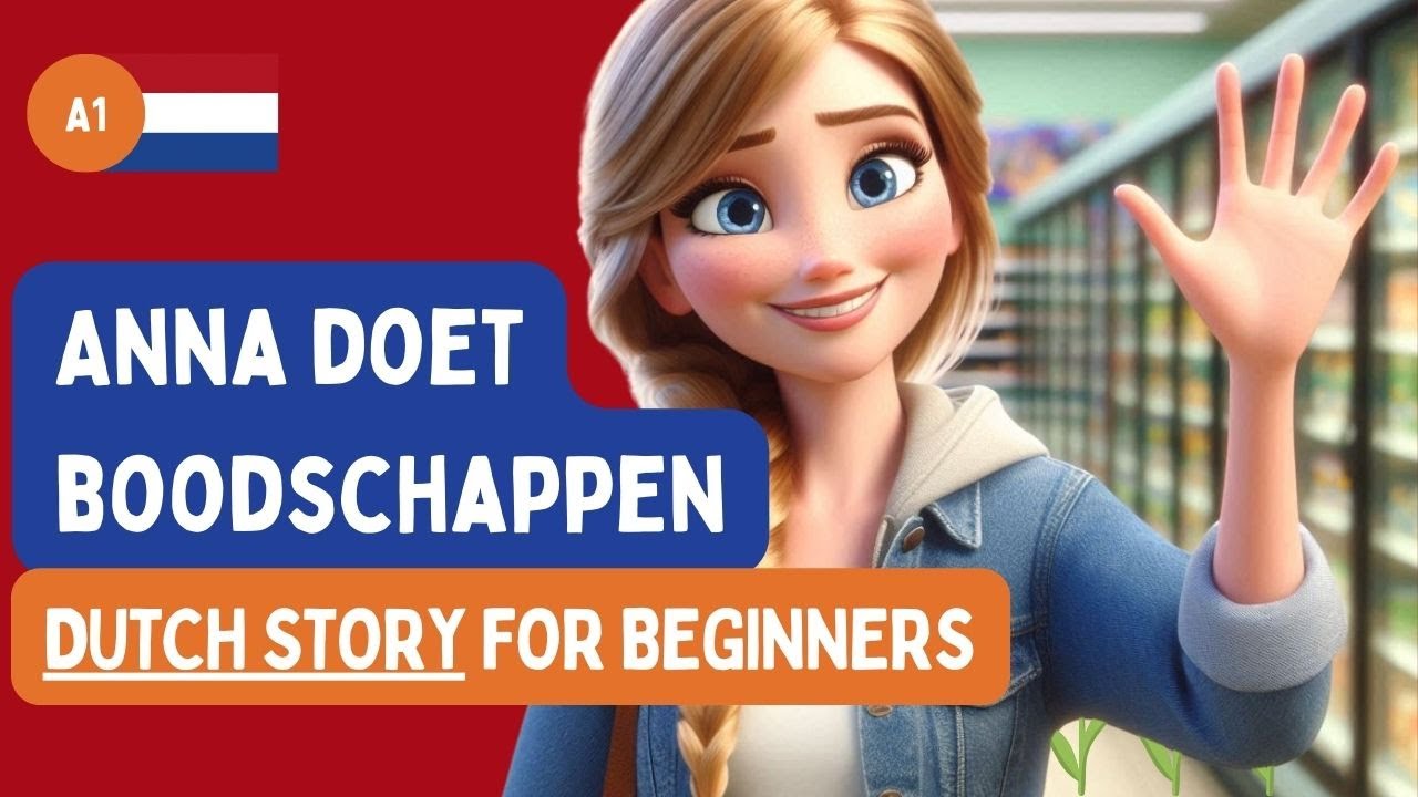 LEARN DUTCH with a Story (A1-A2) |  Easy Dutch for Beginners✅📚